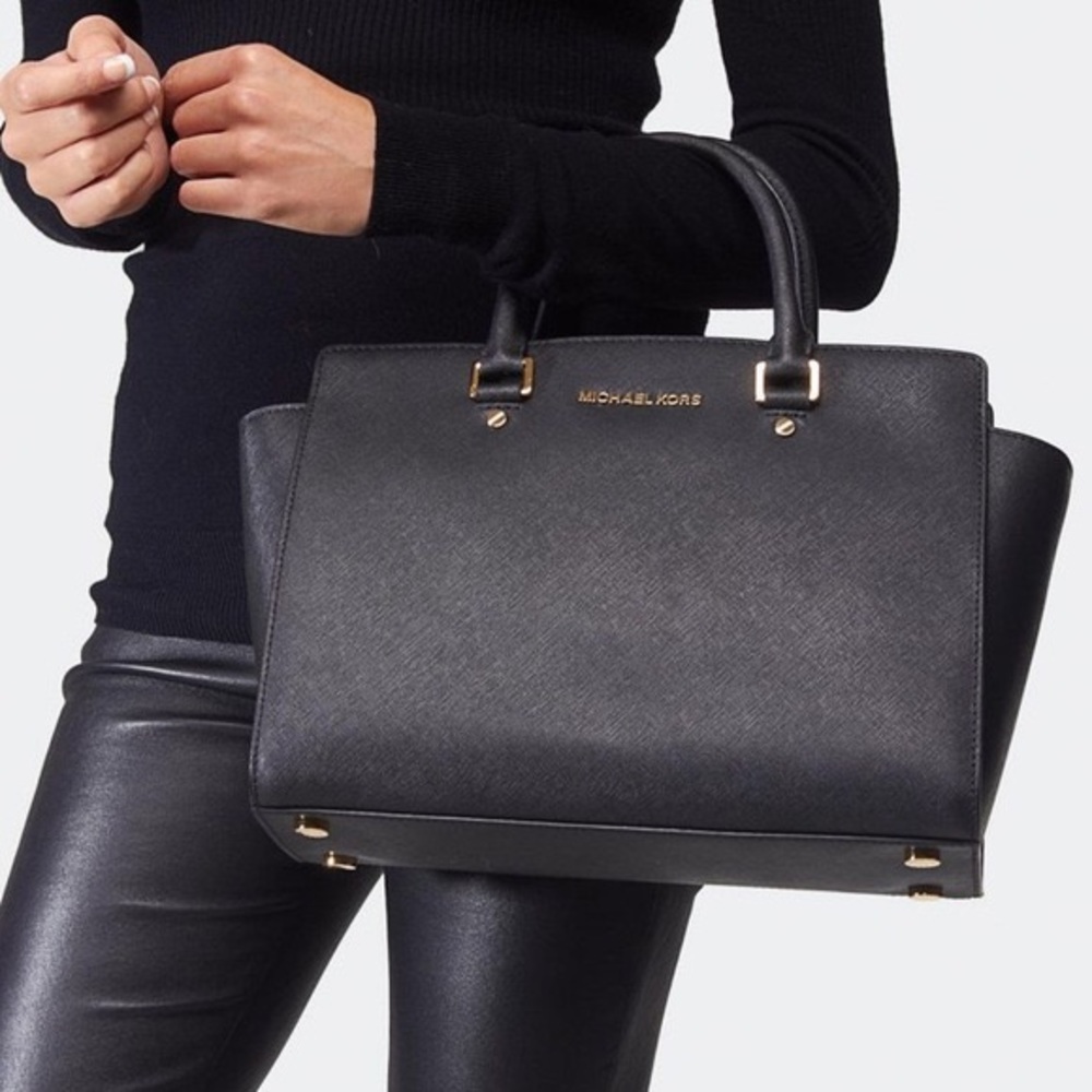 Michael Kors black Selma handbag